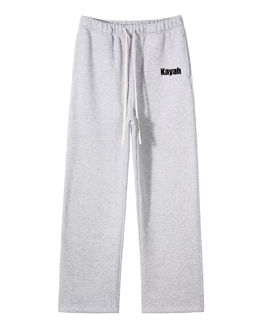 Heavyweight Straight SweatPant (embroidery design-Kayah)