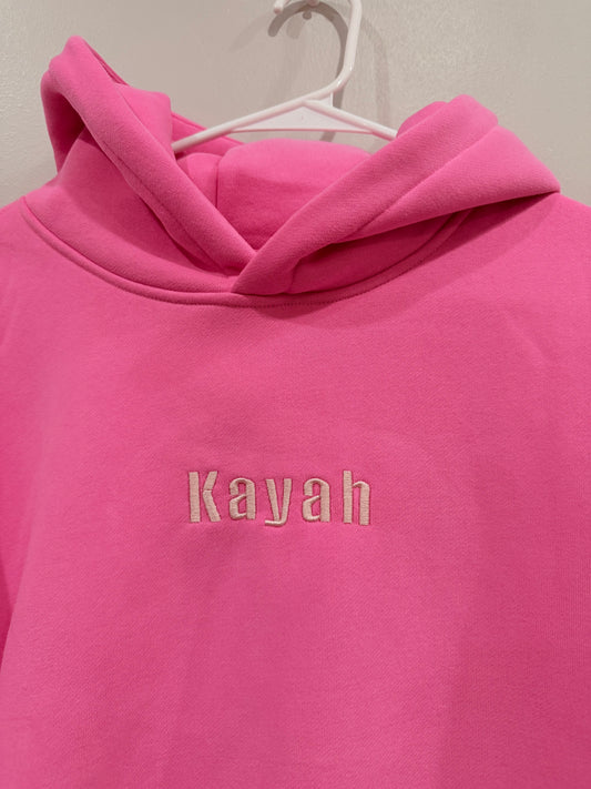 Heavyweight Oversized Hoodie (embroidery design-Kayah)